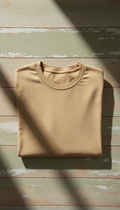 Driftwood Tan Cotton Tee